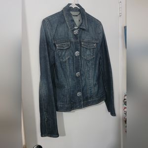 Tahari denim jacket size 10